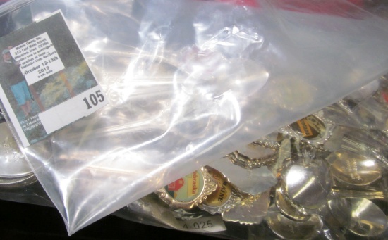 49 commemorative statehood spoons, some still in original packaging