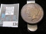 Money clip - 1923 peace dollar