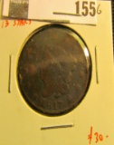 1817 Large Cent, 13 stars, G, value $30