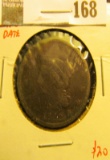 1842 Large Cent, large date, G, value $20
