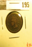 1875 Indian Head Cent, VG, value $35