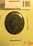 1879 Indian Head Cent, F dirty, F value $20