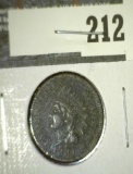 1884 Indian Head Cent, F dark, F value $10
