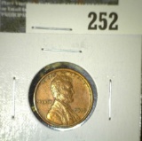 1919 Lincoln Cent, AU, value $5