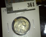 1937-D Buffalo Nickel, BU, value $40
