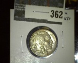 1937-S Buffalo Nickel, BU MS63+, value $42