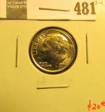 1996-W Roosevelt Dime, issued in Mint Sets only, modern low-mintage, key date rarity, value $20