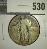 1926-S Standing Liberty Quarter, VG, value $10