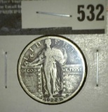 1928 Standing Liberty Quarter, VG, value $8