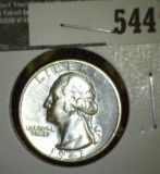 1941-D Washington Quarter, AU, value $13