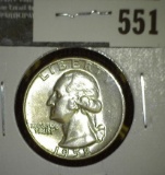 1958-D Washington Quarter, BU, value $15