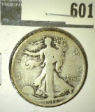 1918 Walking Liberty Half Dollar, VG, value $19