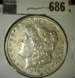 1878-S Morgan Dollar, AU value $48