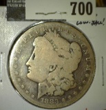 1883 Morgan Dollar, AG, problem free, honest wear, no damage, potential low-ball Registry Set candid