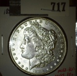 1889 Morgan Dollar, BU, value MS63 $65, MS64 $80, MS65 $165