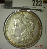 1890-O Morgan Dollar, XF/AU toned, XF value $37, AU value $49