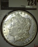 1891 Morgan Dollar, AU+, value $45