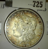 1891-O Morgan Dollar, VF/XF toned, value $35