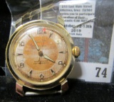 Vintage Louis Superautomatic wristwatch, 17 jewels, starts but will not run, good for parts or repai