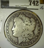 1899-S Morgan Dollar, VG, value $40