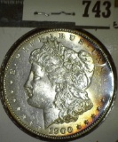 1900 Morgan Dollar, BU toned, value $70