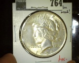 1924 Peace Dollar, BU NICE, value $45