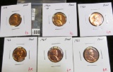 6 Proof Lincoln Cents, 1959, 1960, 1961, 1962, 1963 & 1964, group value $11