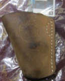 Leather pocket holster for North American Arms 5 shot .22 Revolver