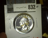 1955 Proof 90% Silver Washington Quarter, value $25