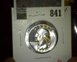 1964 Proof 90% Silver Washington Quarter, value $11