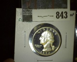 1994-S Proof 90% Silver Washington Quarter, value $9