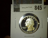 1998-S Proof 90% Silver Washington Quarter, value $9