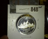 1999-S Proof 90% Silver Washington Statehood Quarter, NJ, low mintage, value $30