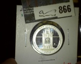 2010-S Proof 90% Silver Washington ATB Quarter, AR, value $8