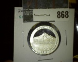 2010-S Proof 90% Silver Washington ATB Quarter, OR, value $8