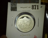 2011-S Proof 90% Silver Washington ATB Quarter, MT, value $8