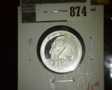 2011-S Proof 90% Silver Washington ATB Quarter, SD, value $8