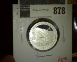2014-S Proof 90% Silver Washington ATB Quarter, TN, value $8
