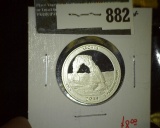 2014-S Proof 90% Silver Washington ATB Quarter, UT, value $8