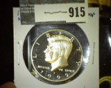 1999-S Proof 90% Silver Kennedy Half Dollar, value $25