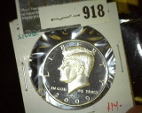 2009-S Proof 90% Silver Kennedy Half Dollar, value $14