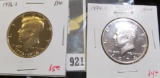 2 Proof Kennedy Half Dollars, 1974-S & 1976-S, value for pair $9