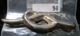 Who like pretzels? Sterling pretzel pin/broach, 14.7 grams, marked 925