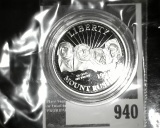 1991-S Mount Rushmore Golden Anniversary Commemorative Half Dollar, Proof in capsule, value $12