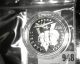 1993-P 50th Anniversary of WWII Commemorative Half Dollar, Proof in capsule, value $15