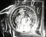 2015-P US Marshals Service 225th Anniversary Commemorative Silver Dollar, Proof in capsule, value $5
