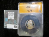 1981 S Jefferson Nickel ANACS PF 68 DCAM.