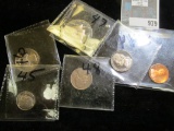 1980 S Through Half Dollar Proof and 1949 D Jefferson Nickel Circulated.