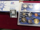 2002 S US Mint Proof Set, Original as Issued.