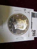 1993 S Silver Proof Kennedy Half Dollar.